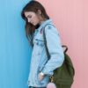 woman, brunette, denim jacket, fashion, backpack, style, stylish woman, model, young woman, female, denim, jacket, clothing, bag, girl, woman, woman, woman, fashion, fashion, fashion, fashion, fashion, model, model, clothing, bag